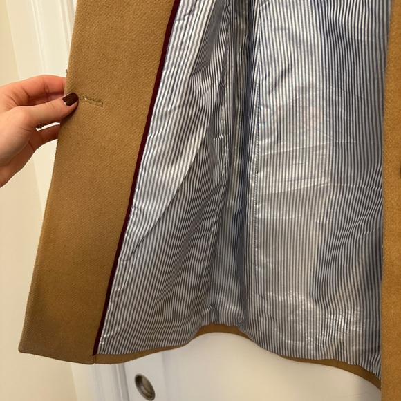 J. Crew Tan Pea Coat - Picture 3 of 6